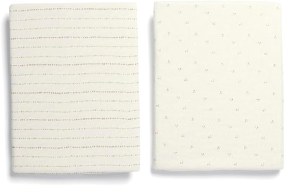 Lençóis com elástico universais Mamas & Papas 2, cor aveia