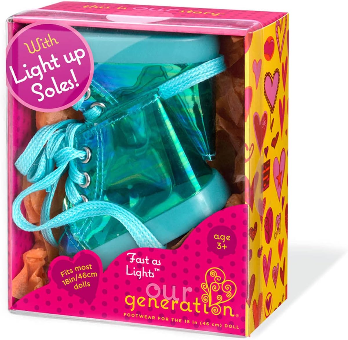 Roupa e sapatos para bonecas Our Generation 70.37468Z