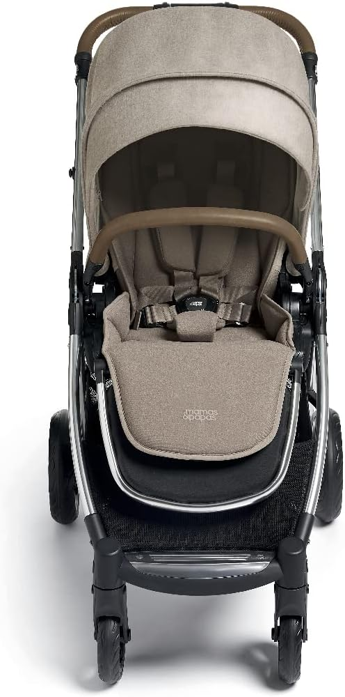 Carrinho de bebé Mamas & Papas Flip XT3, carrinho de bebé, dobrável com uma mão, capuz grande, 11,3 kg, bolacha