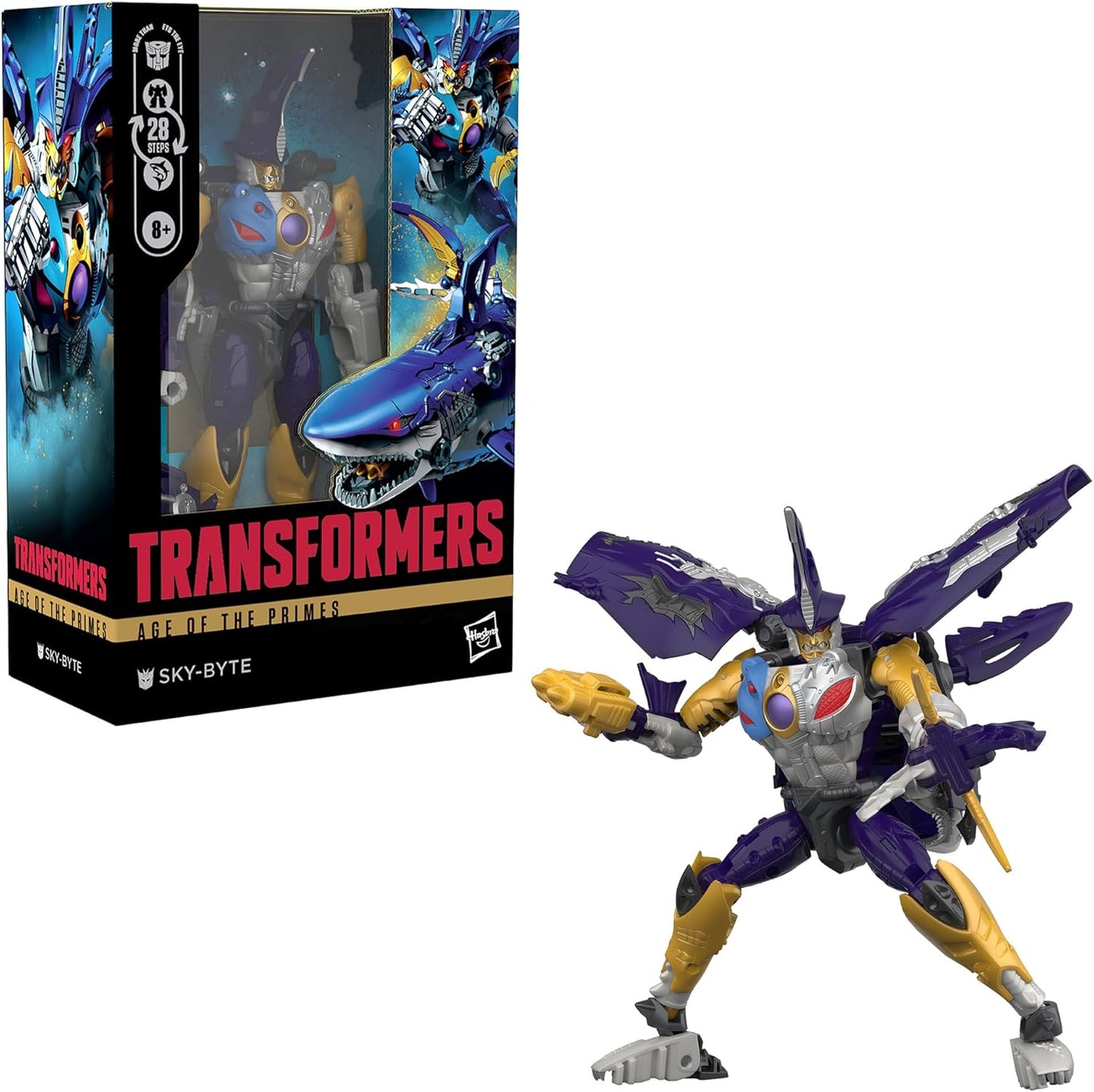 Figura de ação Transformers Age of Primes Voyager Class Sky-Byte