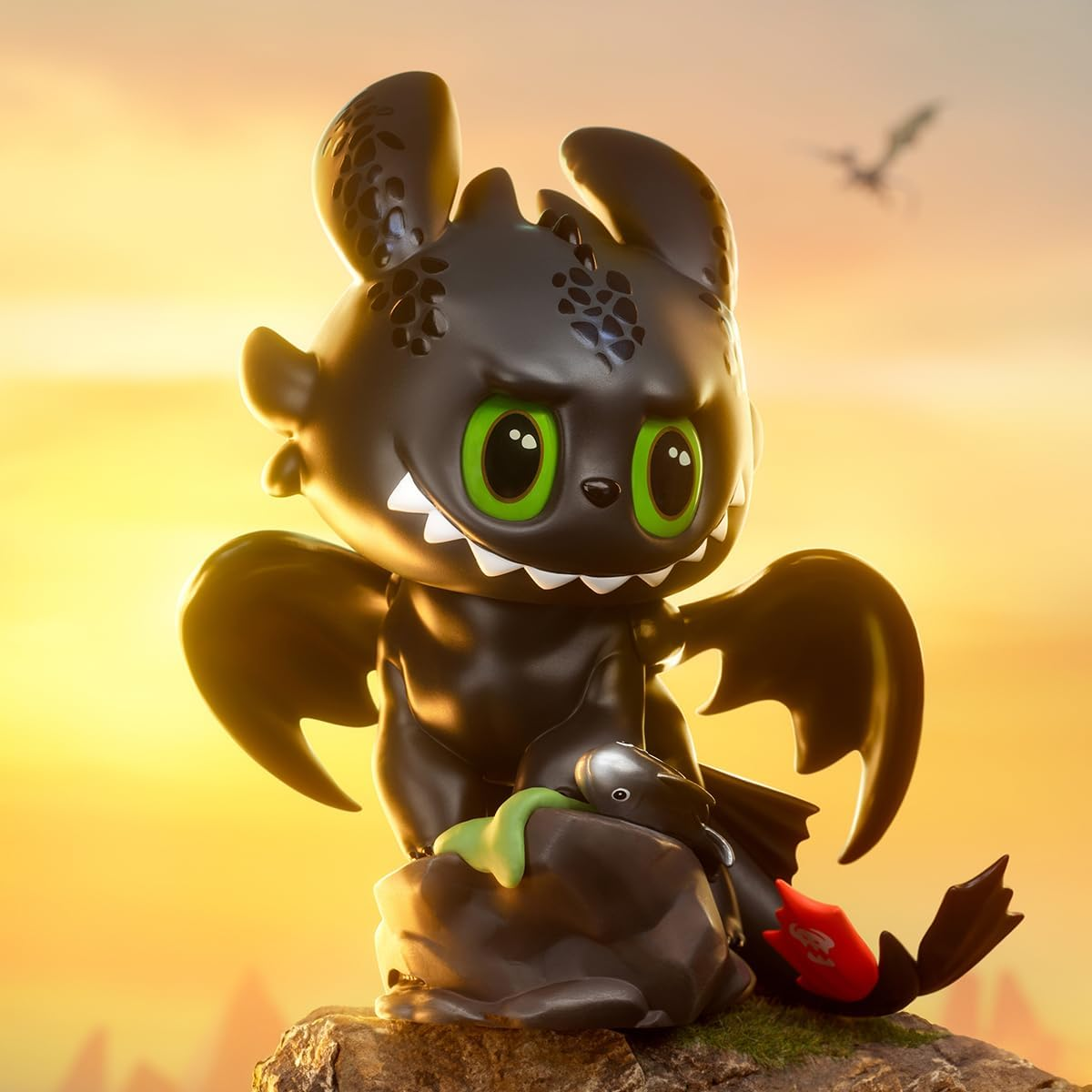 POP MART THE MONSTERS Como Treinar o Seu Dragão Estatueta Pingente Articulada Personagem Design Premium Presentes para Mulheres Brinquedo Colecionável Favorito dos Fãs Figura de Ação de Brinquedo