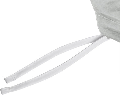 Capa de edredão Panda 100% bambu (cinza claro, individual do Reino Unido)