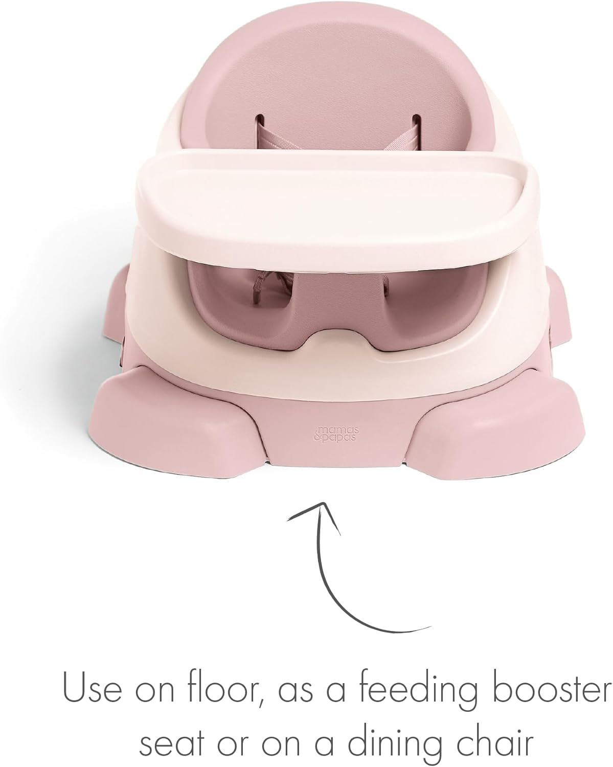 Mamas & Papas Baby Bug Assento elevatório  para refeições, tabuleiro removível, cinto de segurança, assento ajustável e pés antiderrapantes