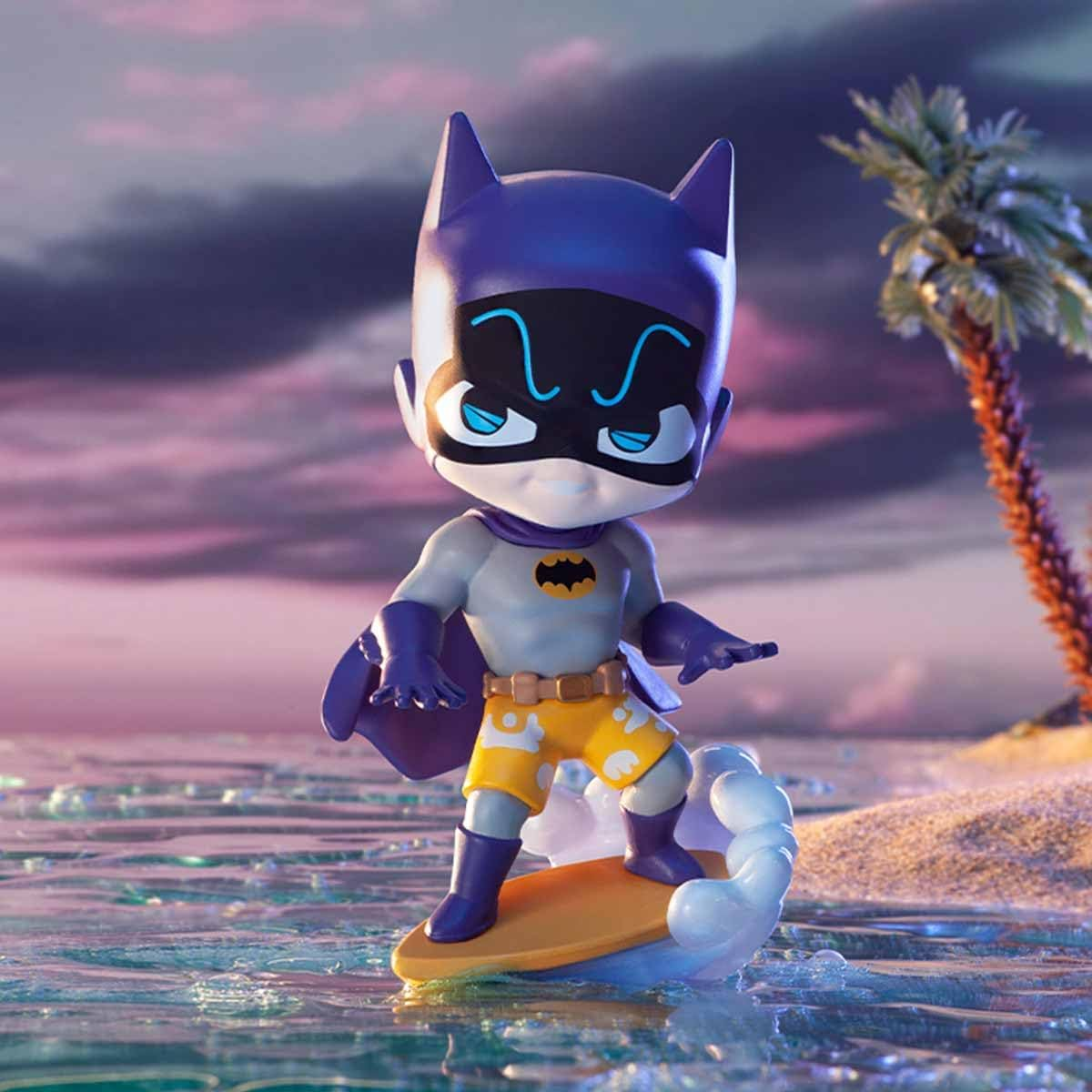 POP MART DC Gotham City Series Figuras 3 Caixas 2,5 polegadas Personagem Articulado Design Premium presentes para mulheres Caixa surpresa favorita dos fãs Brinquedo colecionável Brinquedo de arte Figura de ação