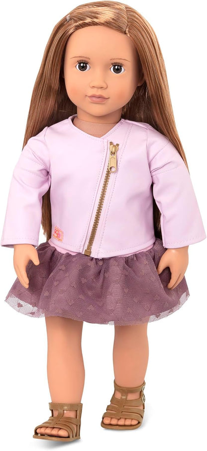 Our Generation BD31101 Vienna Fashion Doll, Roxo e Rosa