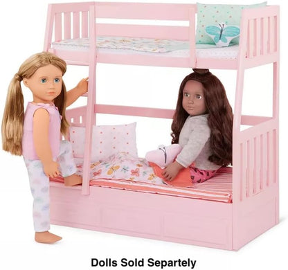 Beliches Our Generation para 18 bonecas Pink Dream Bunks