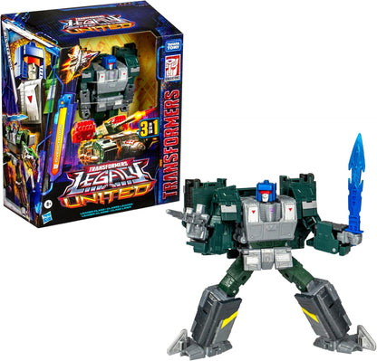 Figura de ação Transformers Legacy United Leader Class Overcharge