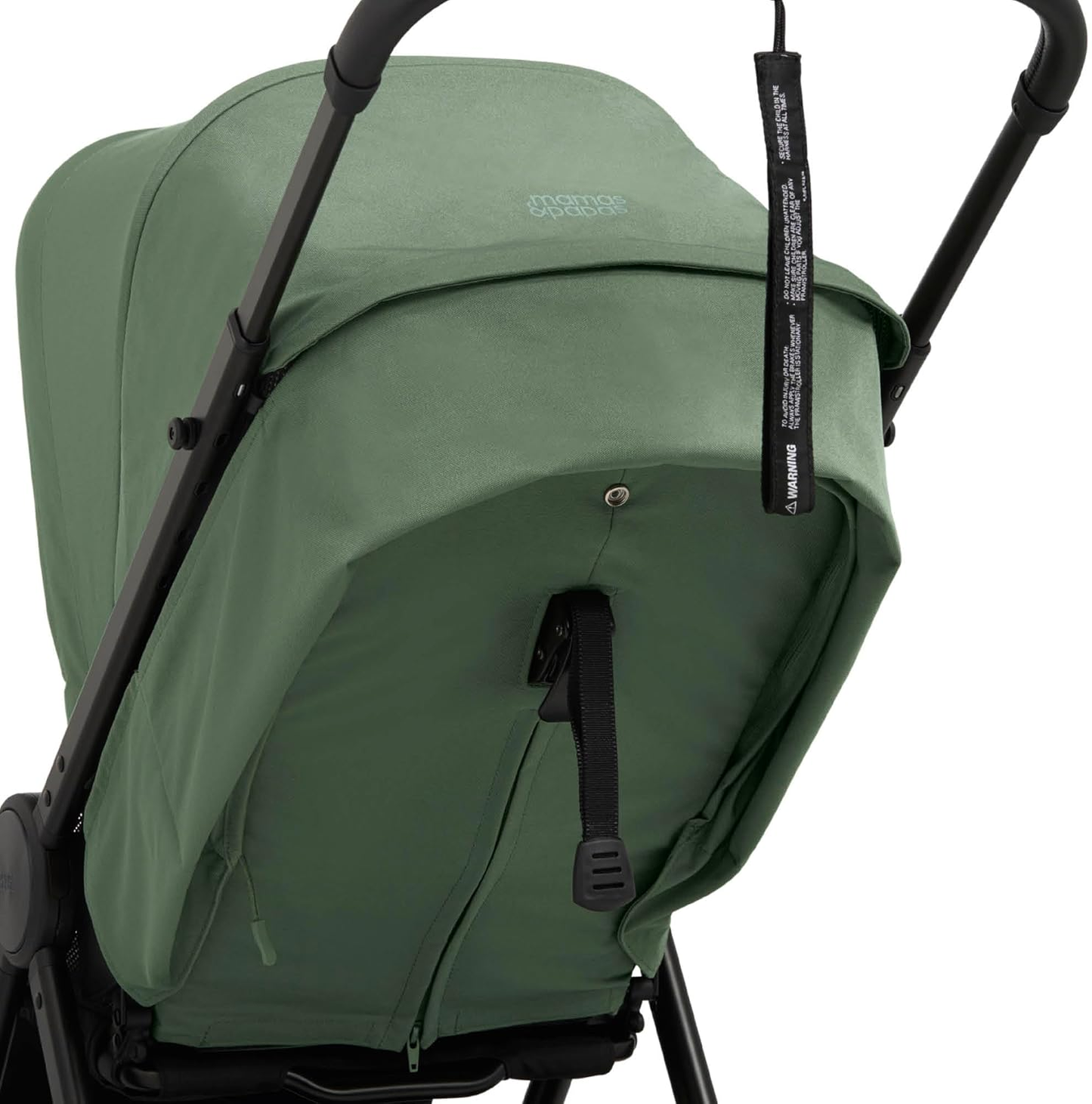 Mamas & Papas Libro, carrinho de viagem leve, dobrável com uma mão, arrumação compacta, assento reclinável, recém-nascido a 4 anos, verde-claro