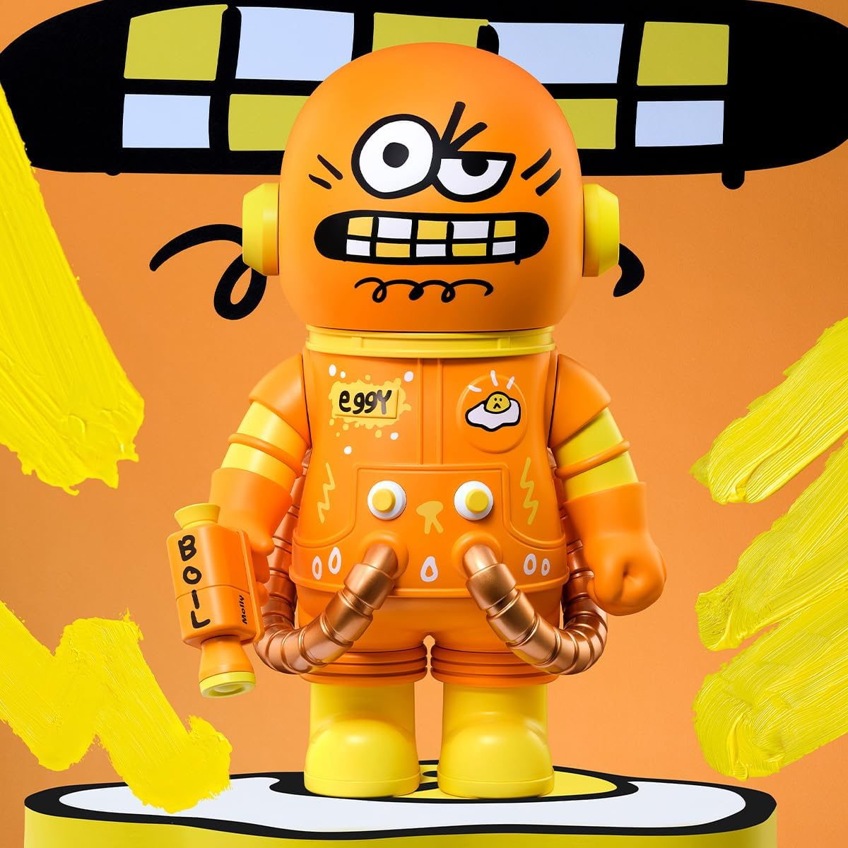 POP MART MEGA SPACE MOLLY 400% JON BURGERMAN SPACE CADETS Série Figura Articulada Personagem Design Premium Presentes para Mulheres Brinquedo Colecionável Favorito dos Fãs Figura de Ação 1PC