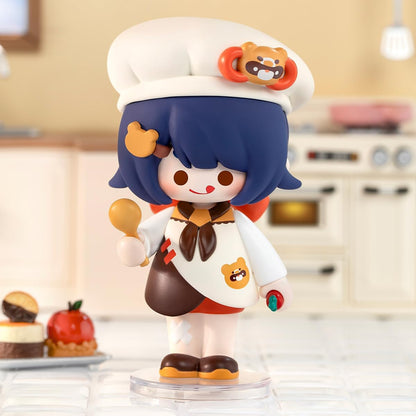 POP MART Genshin Impact Dress-Up Dreams Série Chibi Temática Figuras 1 PC 2,5 polegadas Articulado Personagem Design Premium Presentes para Mulheres Fã-Favorito Colecionável Chic Art Toy Figura de Ação