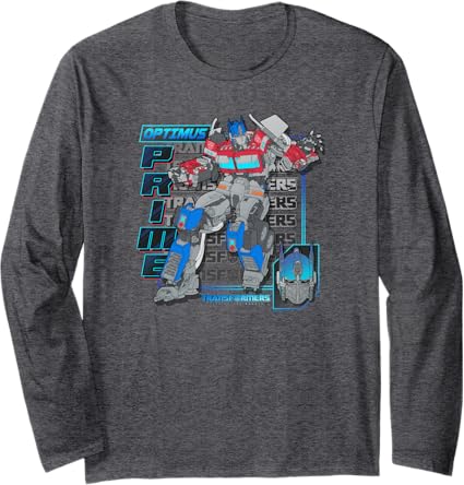 T-shirt de manga comprida Transformers: The Rise of the Beasts Optimus Prime Epic Showcase