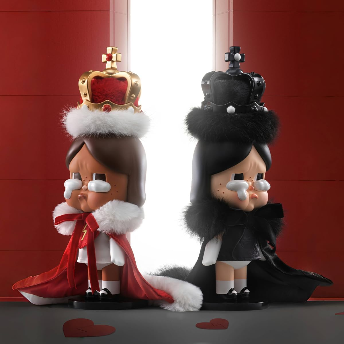 POP MART MEGA CRYBABY 400% Figuras 1PC Design Premium Presentes para Mulheres Fã-Favorito Colecionável Chic Art Toy Figura de Acção