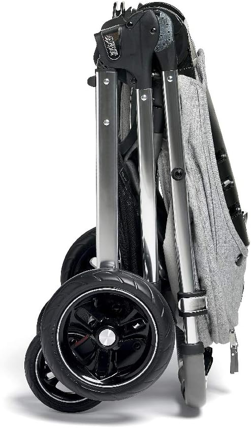 Carrinho Mamas & Papas Flip XT3, carrinho de passeio, dobrável com uma mão, capuz grande, 11,3 kg - Skyline Grey