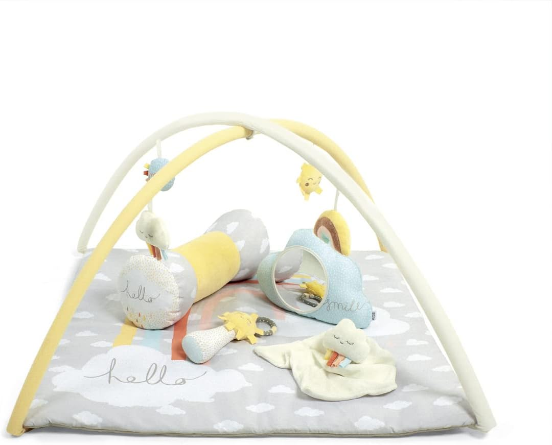 Conjunto de tapetes de brincar para bebés e crianças pequenas Mamas & Papas - Happy Cloud, Multi