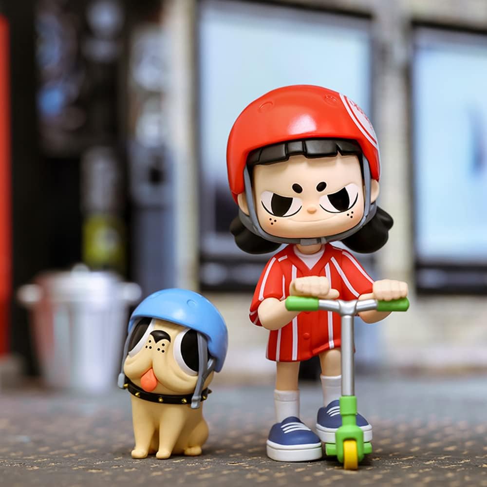 Conjunto POP MART VITA Radical Sports Series (12 caixas) 2,5 polegadas, personagem articulado, design premium, presentes para mulheres, caixa surpresa de decoração de mesa favorita dos fãs, brinquedo colecionável, arte, boneco de ação