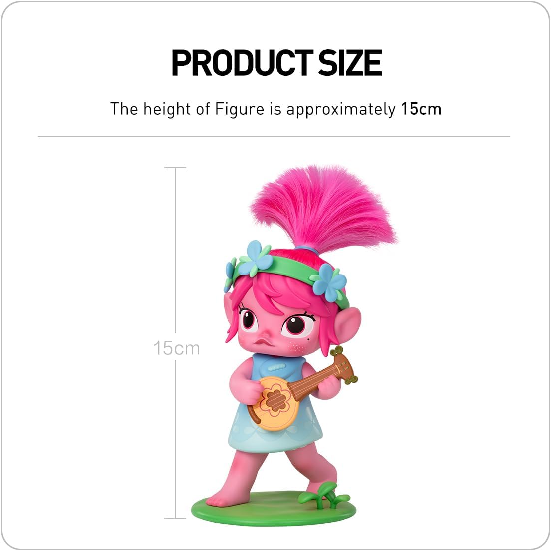 POP MART Molly Trolls Poppy Estatueta Série Pingente Articulado Personagem Design Premium Presentes para Mulheres Brinquedo Colecionável Favorito dos Fãs Figura de Ação de Brinquedo