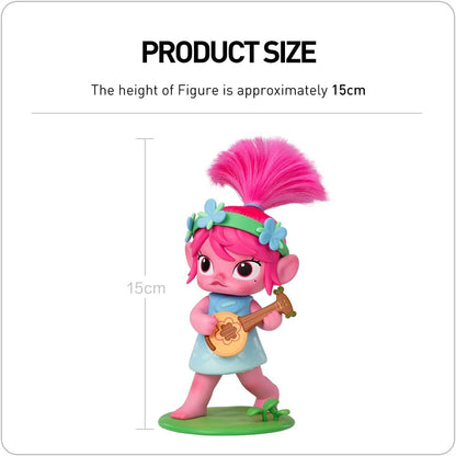 POP MART Molly Trolls Poppy Estatueta Série Pingente Articulado Personagem Design Premium Presentes para Mulheres Brinquedo Colecionável Favorito dos Fãs Figura de Ação de Brinquedo
