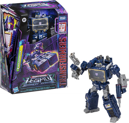 Transformers Toys Generations Legacy Voyager Soundwave Action Figure – 8 anos ou mais, 17,5 cm, Multicolorido, P (F3517)