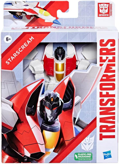 Transformers Generations Toys Authentics Figura de Acção Starscream (7”), Vermelho