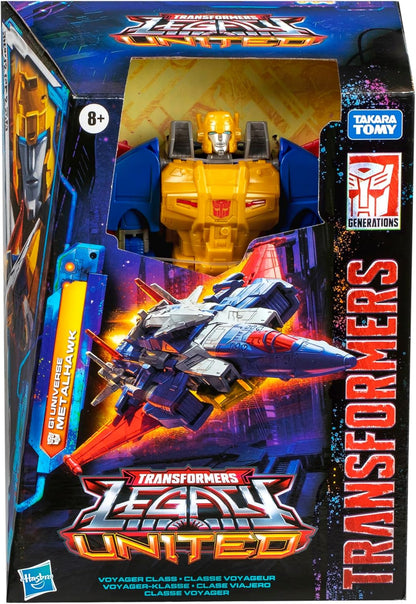 Figura de acção Transformers Legacy United Voyager Class Super-God Masterforce Metalhawk
