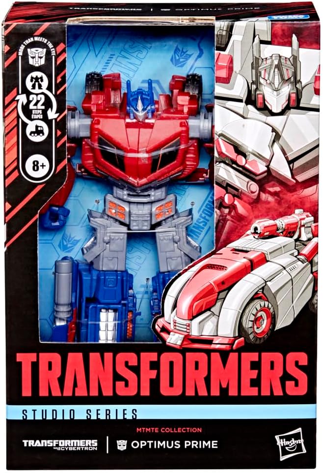 Figura de ação Transformers Studio Series MTMTE Collection War for Cybertron Optimus Prime