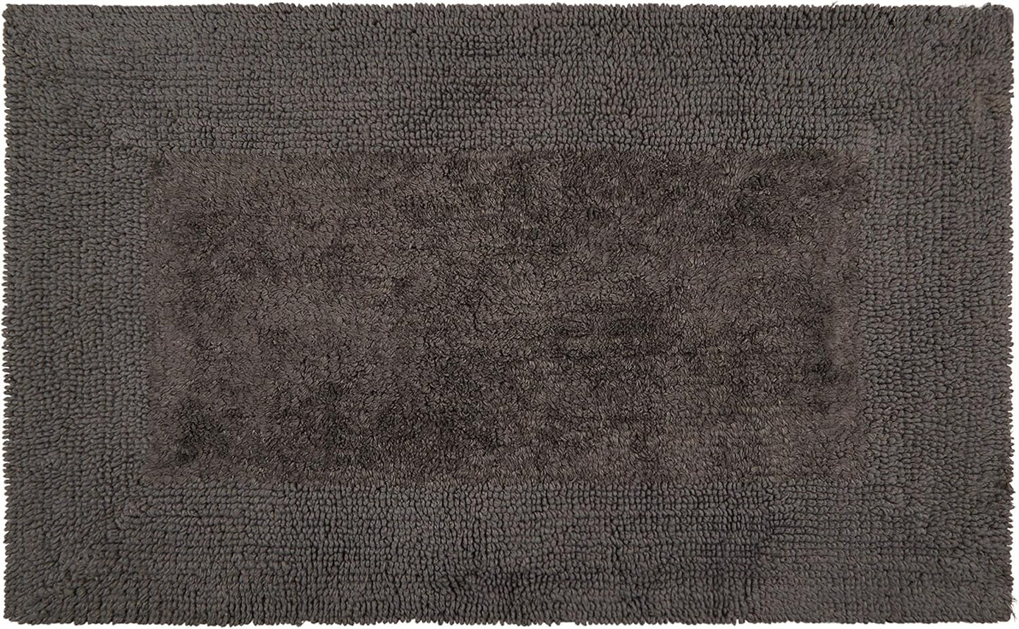 Tapete de banho Panda Bamboo 50 x 80 cm - Ultra absorvente, antiderrapante e lavável à máquina, experiência de spa, branco puro