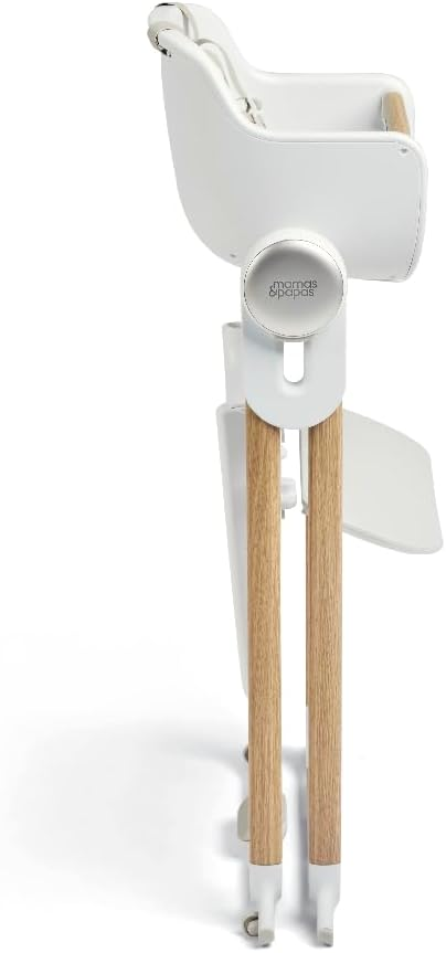 Cadeira de refeição Mamas & Papas Eno, dobrável com uma só mão, adaptável, fácil de limpar, antiderrapante, caxemira - até 3 anos