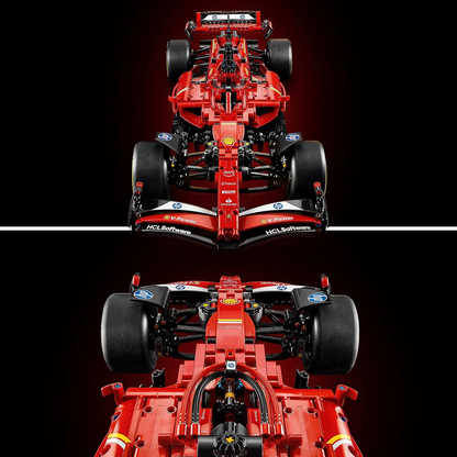 LEGO Technic Ferrari SF-24 F1 Car Model - Conjunto colecionável de Fórmula 1 com motor V6 à escala 1:8, caixa de velocidades, direção e DRS - Ideia de presente para fãs de corridas adultos e adolescentes 42207