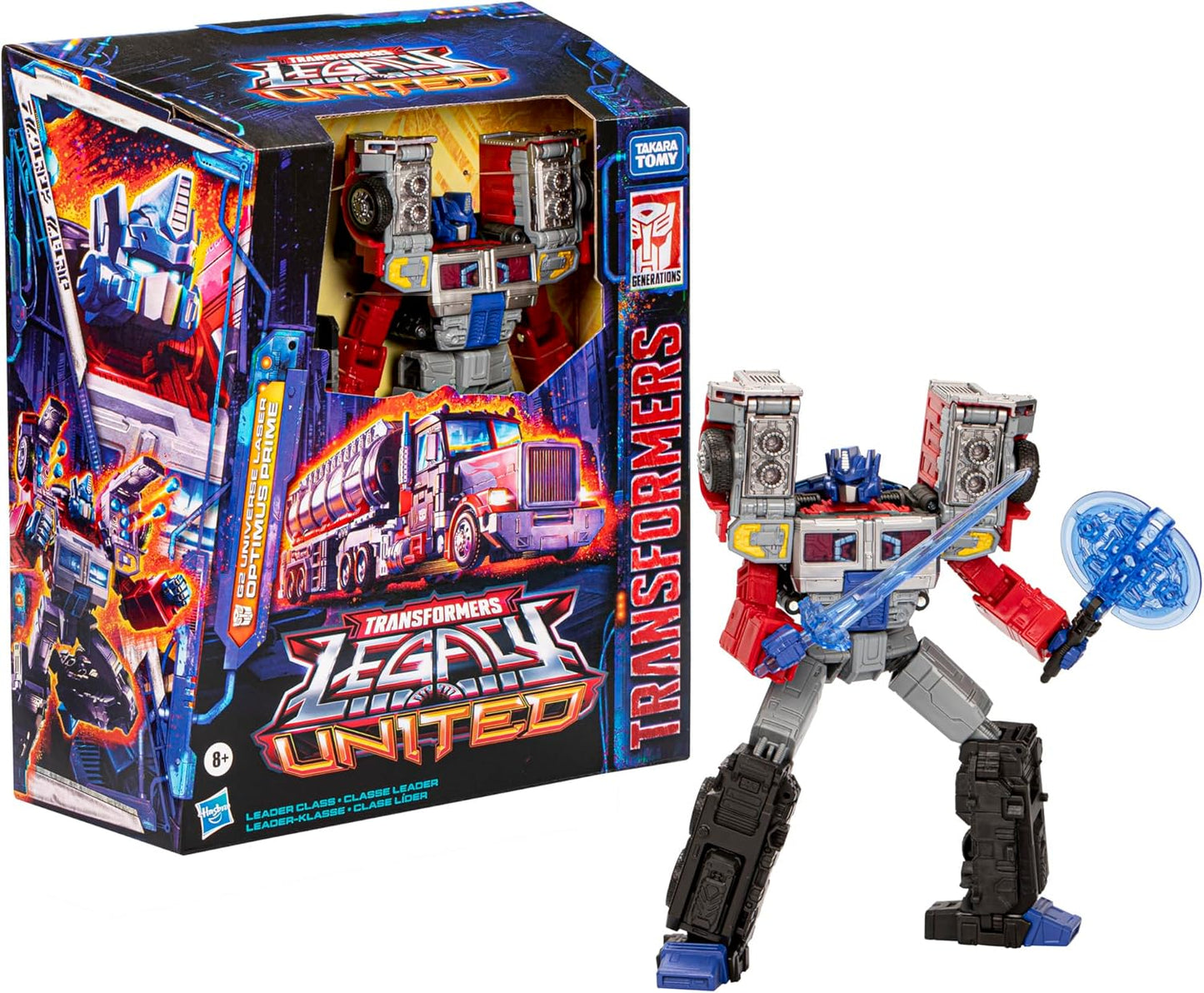 Transformers Legacy United Leader Class G2 Universe Laser Optimus Prime Action Figure
