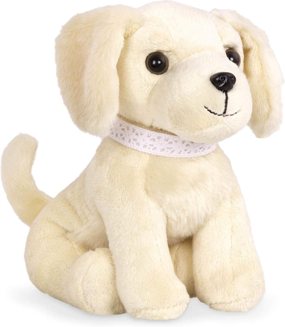 Cachorro Golden Retriever Our Generation – Peluche de cão de estimação articulado para bonecas de 45 cm – Brinquedo macio para cachorros com coleira