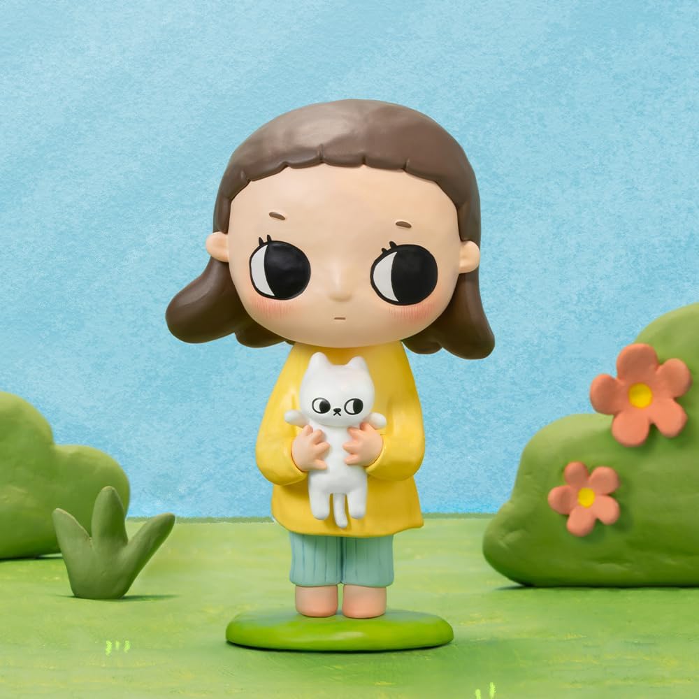 POP MART Nyota's Fluffy Life Series Conjunto completo de figuras (12 caixas) 2,5 polegadas Personagem articulado Design premium presentes para mulheres Caixa surpresa favorita dos fãs Boneco de ação de brinquedo colecionável