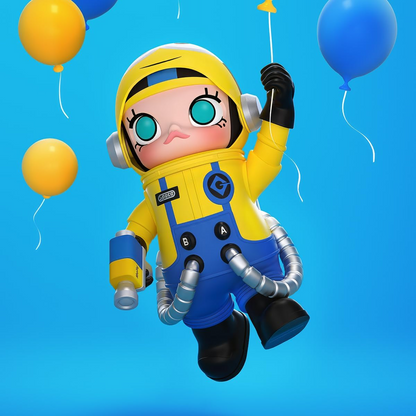 POP MART MEGA SPACE MOLLY 400% Minions 1 peça, design premium, presente para mulheres, boneco de ação colecionável favorito dos fãs
