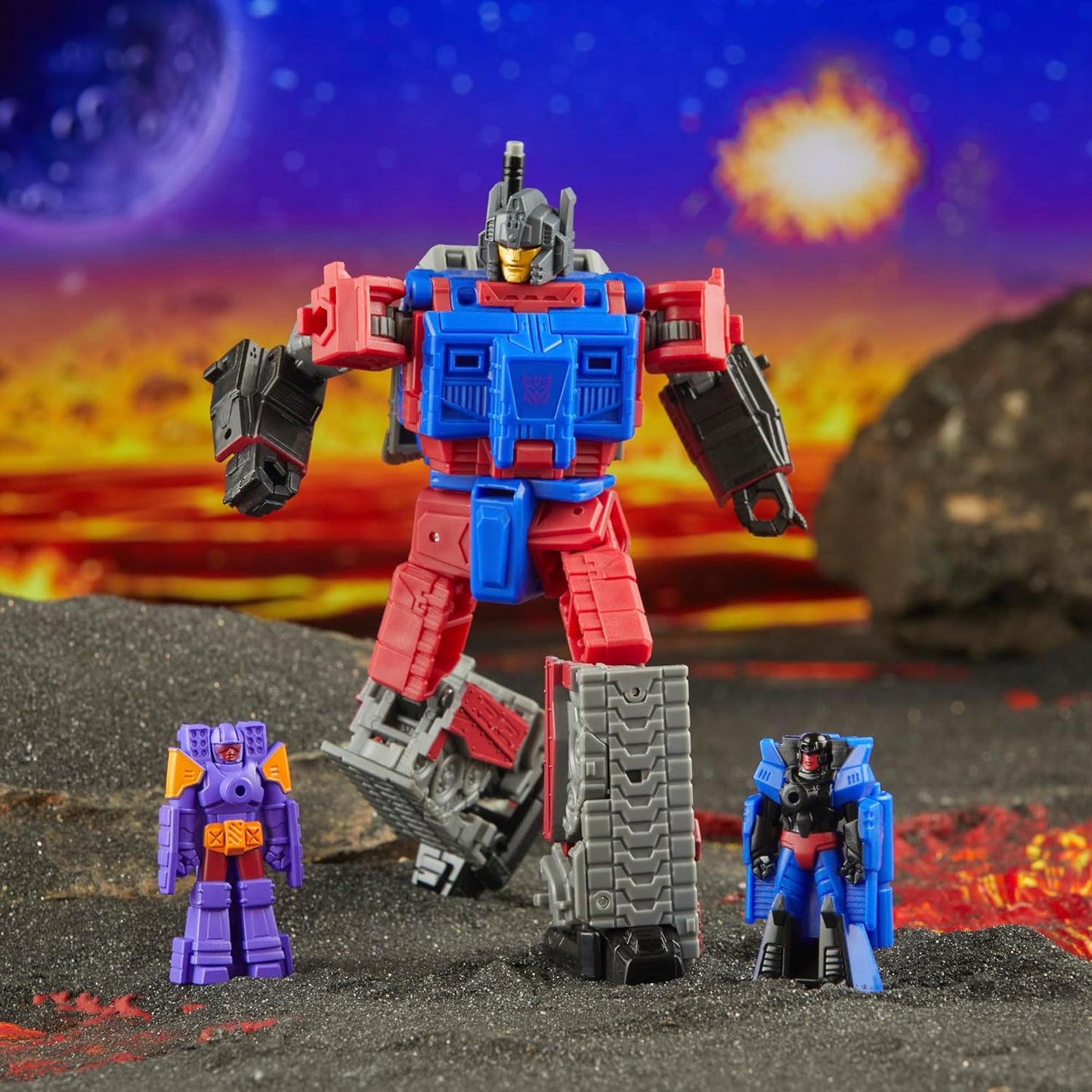 Figura de ação Transformers Legacy United Deluxe Class G1 Universe Quake