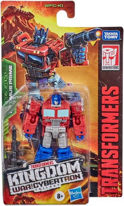 Transformers,F0662 Toys Generations War for Cybertron: Kingdom Core Class WFC-K1 Optimus Prime Action Figure - Kids Ages 8 and Up, 3.5-inch