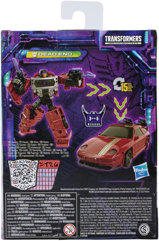 Transformers Generations Legacy Deluxe Dead End Action Figure - 8 anos ou mais, 14 cm