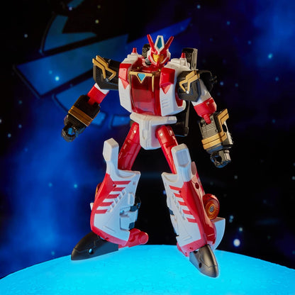 Transformers Generations Legacy Voyager Class Velocitron Speedia 500 Figura Colecção: Cybertron Universe Override 18