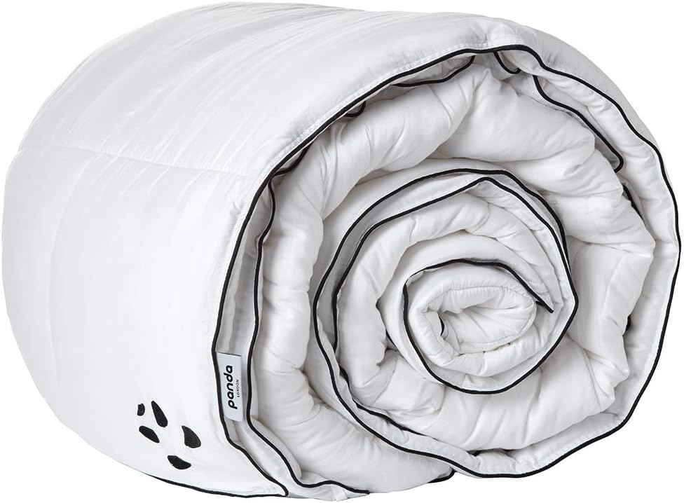 Edredão de bambu respirável Panda para crianças - Hipoalergénico, regulador de temperatura, ecológico, 4,5 tog