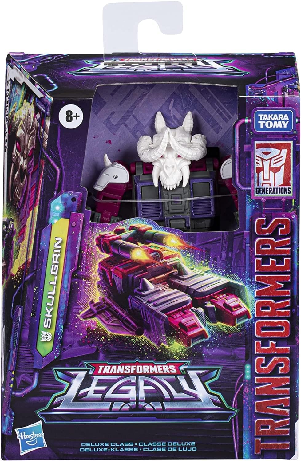 Transformers Generations Legacy Deluxe Skullgrin - Figura de Acção - Para maiores de 8 anos, 14 cm