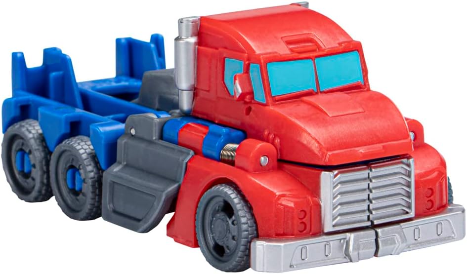 Transformers Toys EarthSpark 1-Step Flip Changer Optimus Prime Figura de acção de 10 cm, brinquedos robóticos para maiores de 6 anos