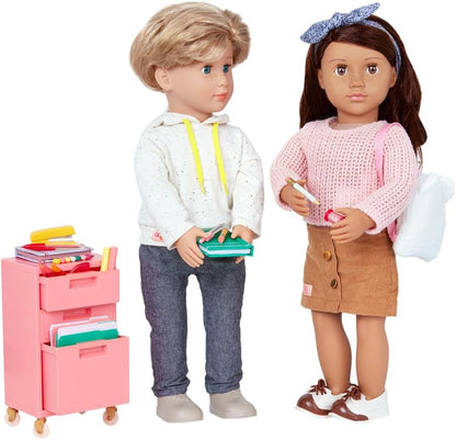 Material Escolar Our Generation, Acessório Médio - Brinquedo em Miniatura de Papel Multicolor