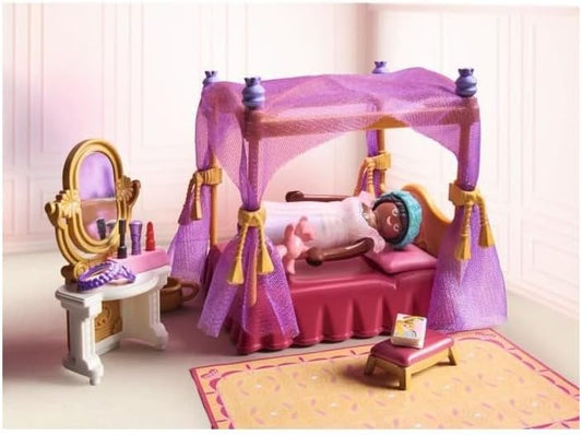 Playmobil | Princesa Mágica | Quarto de Princesa com Camarim | Conjunto de Brinquedos de Princesa | Brinquedo de Conto de Fadas para Crianças a partir de 4 anos | 71847