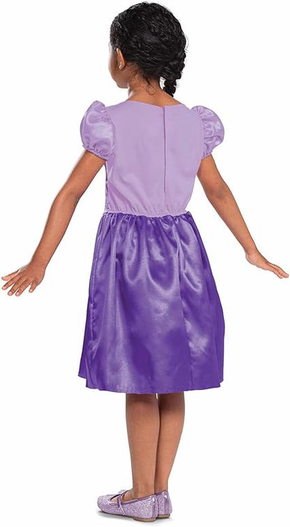 DISGUISE  Fantasia oficial de Rapunzel padrão oficial da Disney para meninas, fantasia de Rapunzel para crianças, fantasia emaranhada para meninas, fantasias de princesa para meninas, fantasias do Dia Mundial do Livro para meninas