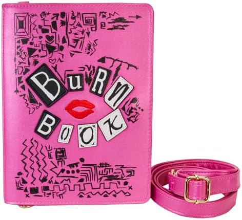 Bolsa transversal Loungefly - Meninas Malvadas: Livro do Arraso - Exclusiva da Amazon - Couro vegano premium - Ideia de presente - Produto oficial - para meninos, meninas, homens e mulheres - Fãs de filmes
