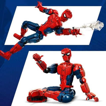 LEGO|Marvel Figura de Ação do Homem-Aranha - Brinquedo de Super-Herói com Minifigura Colecionável para Decoração de Quarto - Presente para Meninos a partir de 12 Anos e Fãs Adolescentes de Filmes - 76346