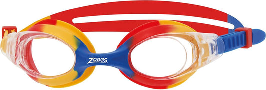 Zoggs Óculos de natação Little Bondi Kids, óculos de natação com proteção UV, alça de óculos infantis de ajuste rápido Split Yoke Comfort, lentes de óculos de natação transparentes sem neblina, óculos Zoggs para crianças de 0 a 6 anos