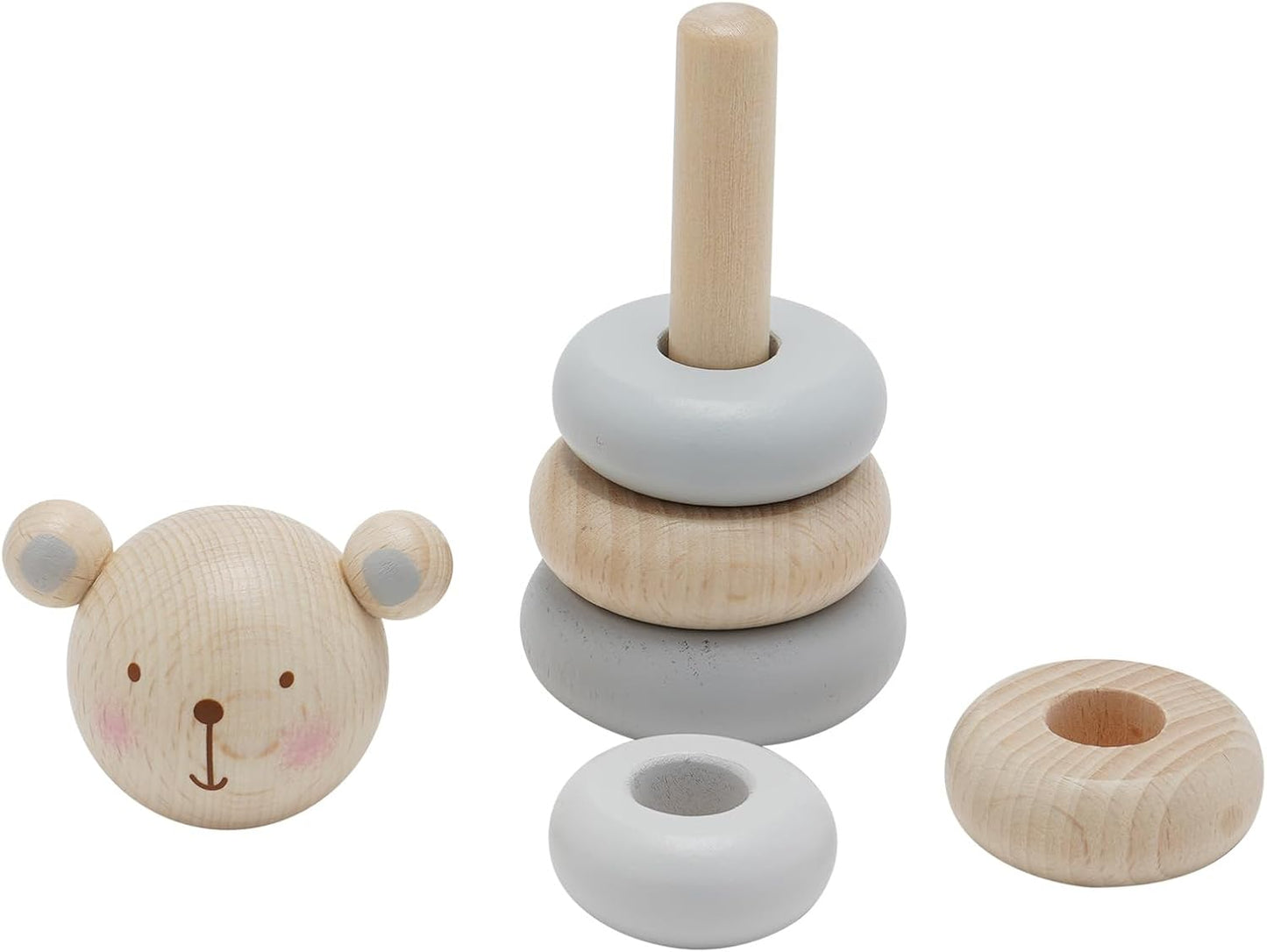 Bambino - Mini brinquedo empilhador de madeira 1 Unidade