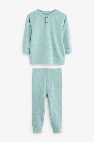 |BigBoy| Pacote De 3 Pijamas Snuggle Neutro/Azul/Cinza (9 meses - 8 anos)