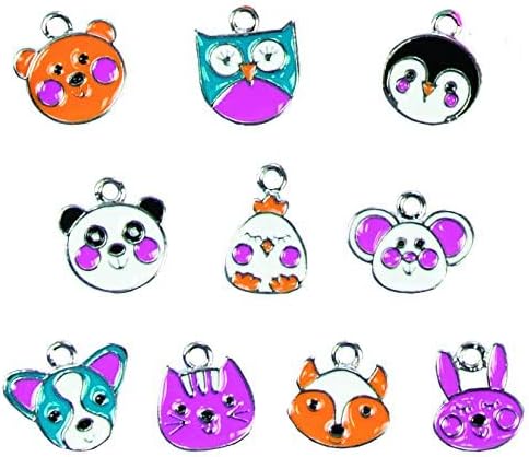 Galt Cute Charms - Kit para fazer colares e pulseiras com estojos criativos - Mais de 300 brinquedos Galt, charms fofos, kits de artesanato infantil, pacote com 2 brinquedos Galt, joias com charms