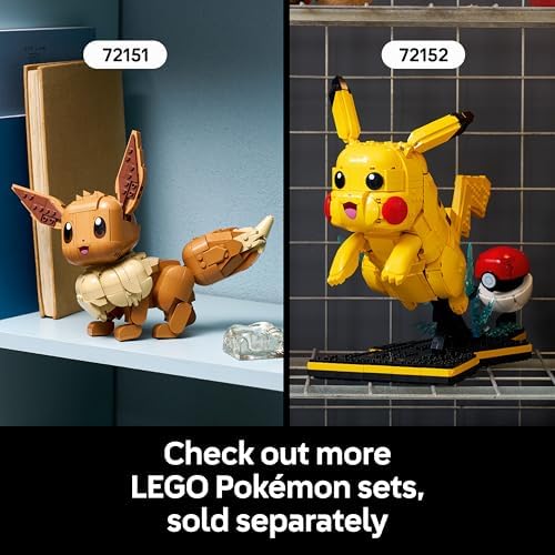 LEGO Pokémon Venusaur, Charizard e Blastoise - Kit de Modelo 3D para Adultos - 3 Figuras de Anime para Decoração de Quarto ou Mesa - Presente Colecionável para Fãs de Jogos - 72153