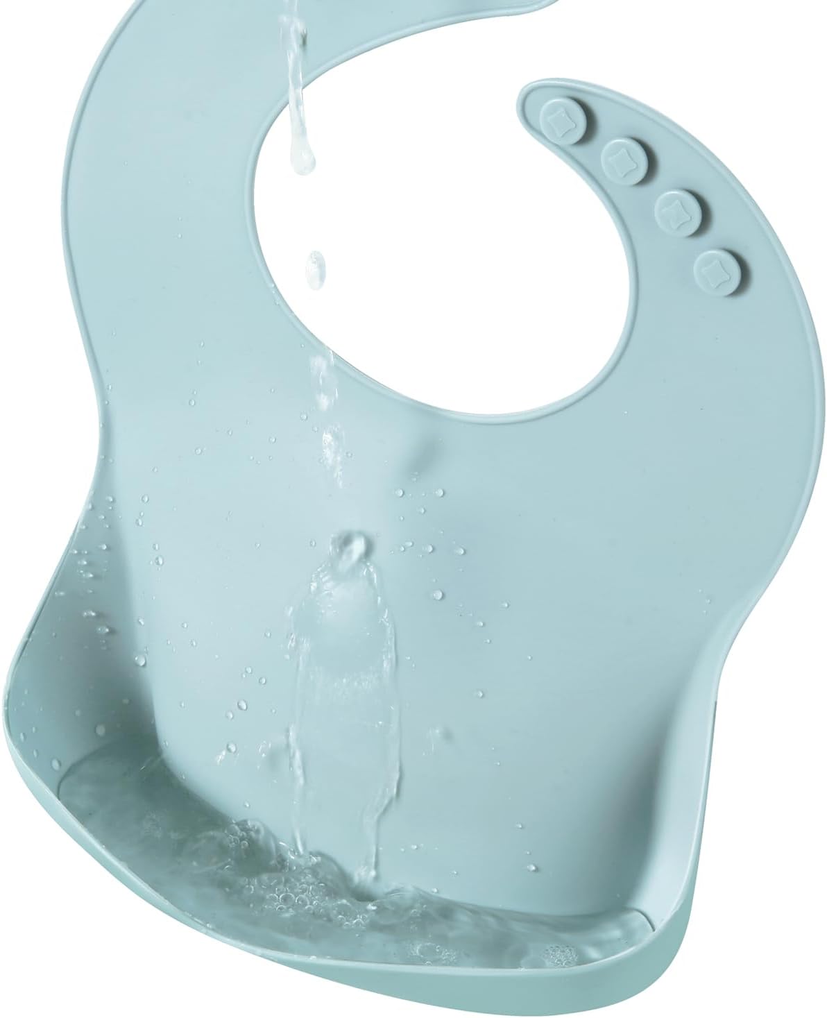 PandaEar Conjunto de 3 Babadores de Silicone para Bebês Meninos e Meninas, Babador Ajustável para Desmame, Babadores Impermeáveis para Crianças, Babadores de Silicone Macios e Duráveis Livres de BPA com Coletor de Alimentos Grande